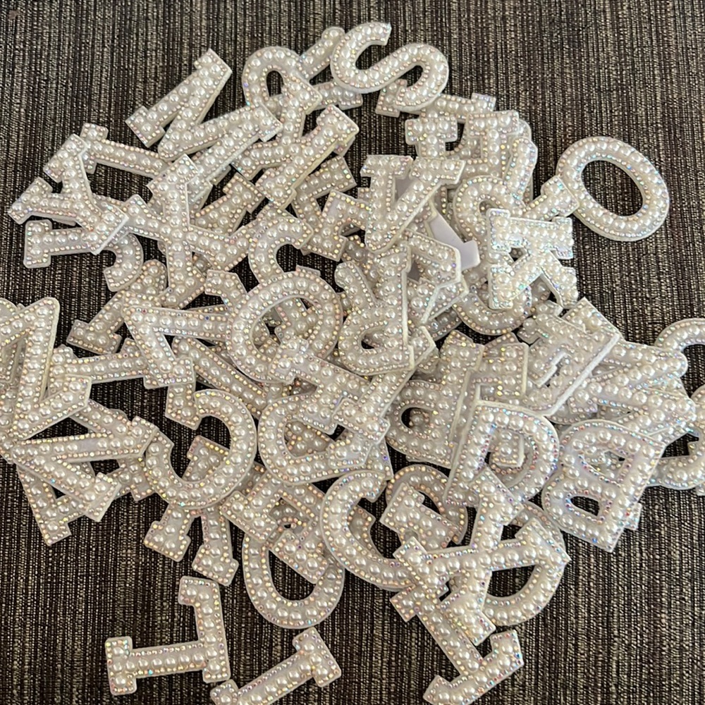 Iron on letters